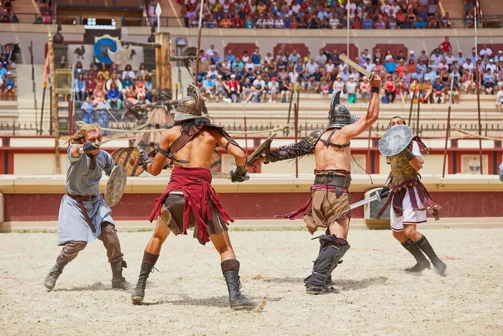 combat de gladiateur en vendée