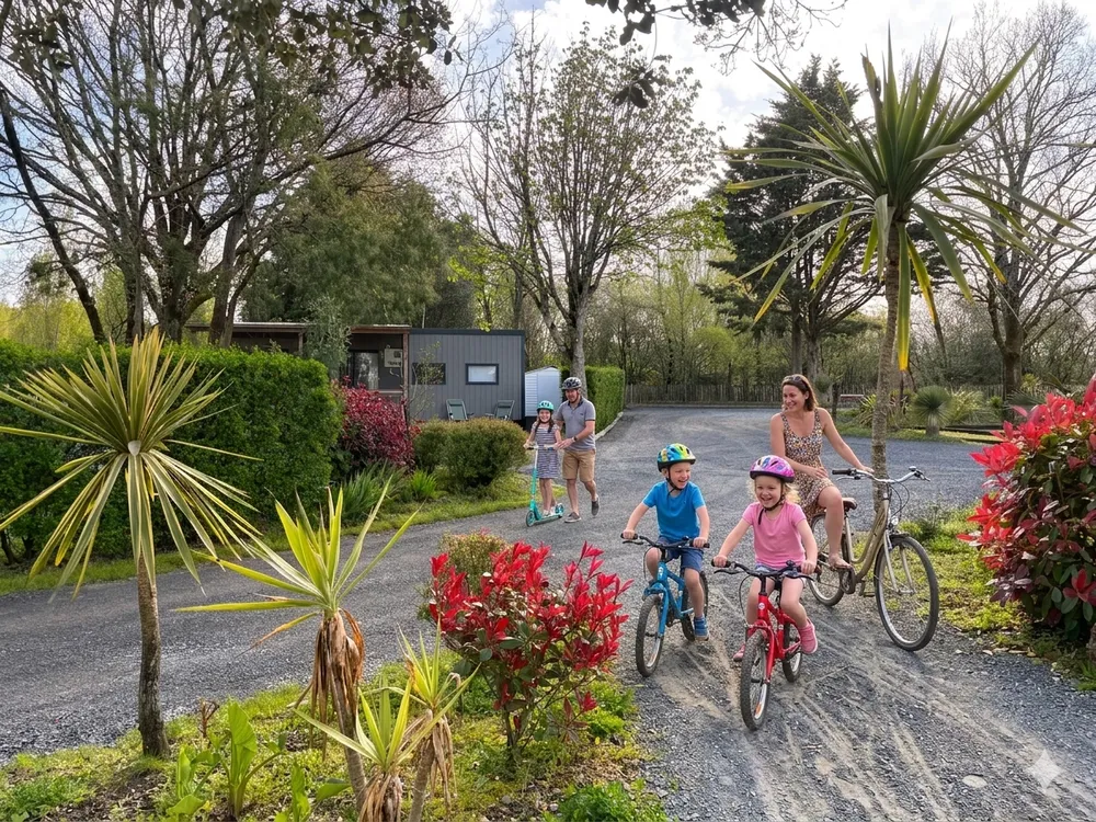 Village pour des vacances en famille